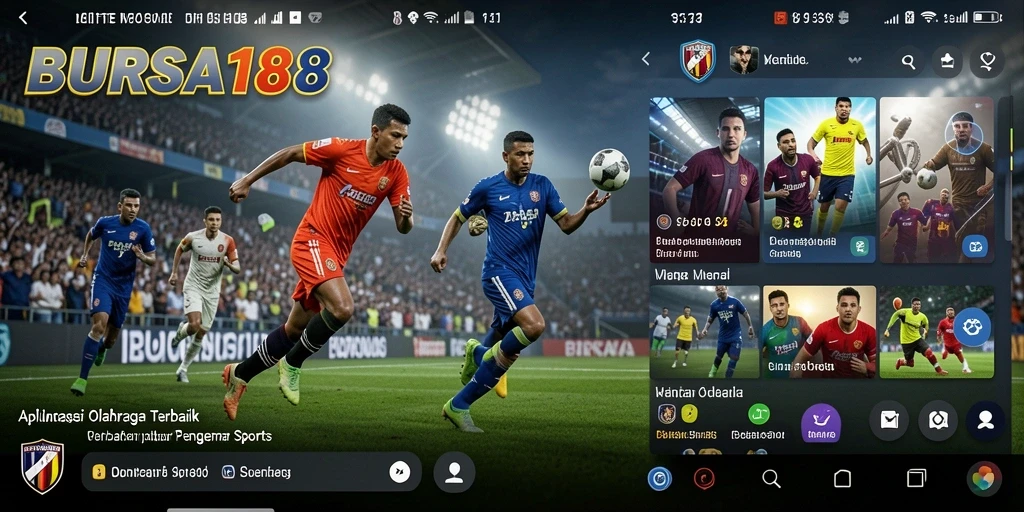 Tampilan gameplay menarik dari aplikasi BURSA188 tentang olahraga.