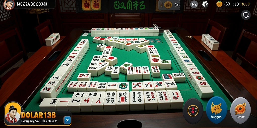 Tampilan screenshot DOLAR138 yang menunjukkan gameplay seru Mahjong.