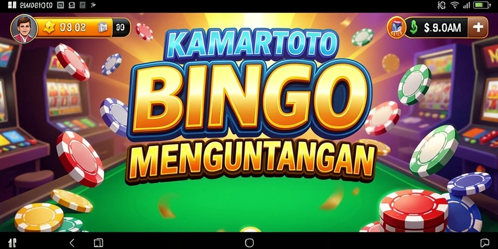 Screenshot gameplay KAMARTOTO menampilkan keseruan bermain Bingo secara interaktif.