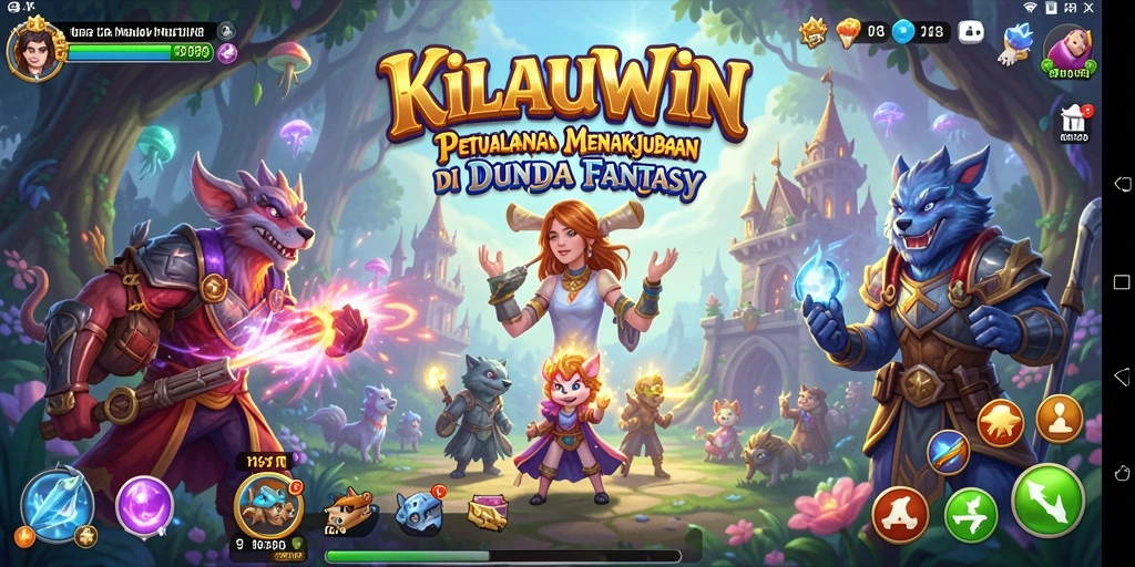Screenshot gameplay KILAUWIN menampilkan petualangan yang menarik dan grafis yang indah.