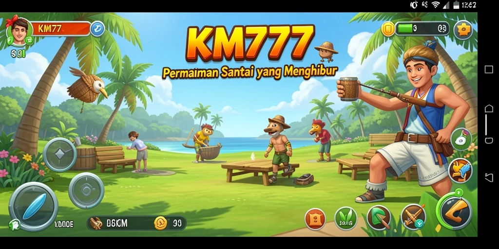 Gameplay menarik dan santai di KM777.