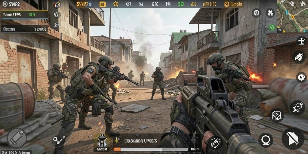 Tangkapan layar gameplay SVIP2 dengan aksi pertempuran yang mendebarkan.