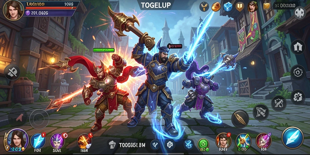Tampilan gameplay TOGELUP yang memukau dan seru.