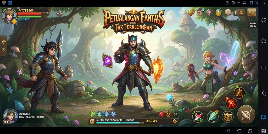 Tampilan utama gameplay VT789 menampilkan aksi pertempuran yang mendebarkan.