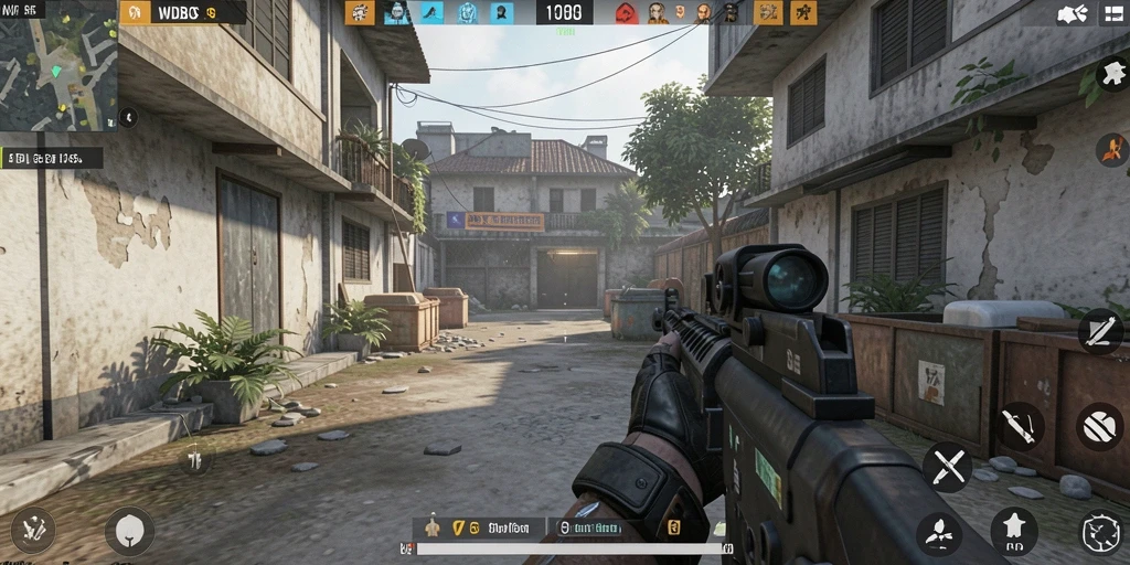 Gameplay WDBOS yang menegangkan dan seru.